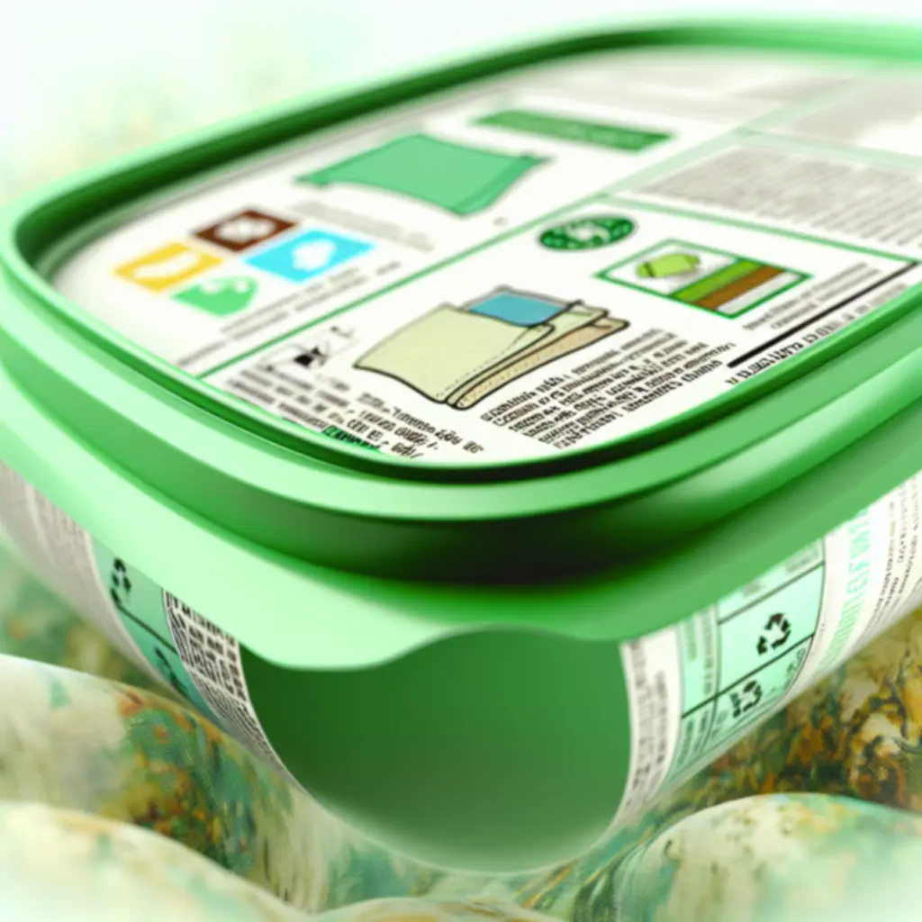 Szczegółowy widok ekologicznego produktu z wyróżnionymi parametrami